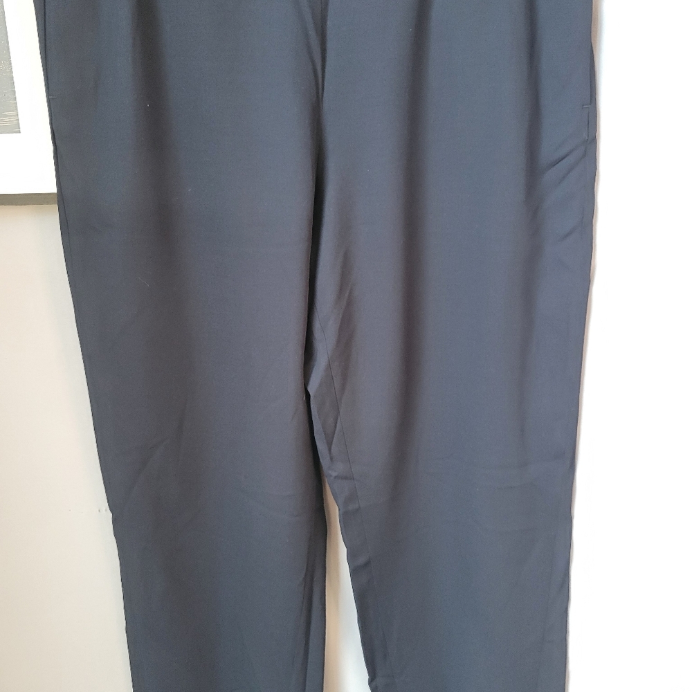 COS Wool Blend Crepe Pull On Jogger Pant Blue US 6 - Picture 7 of 13